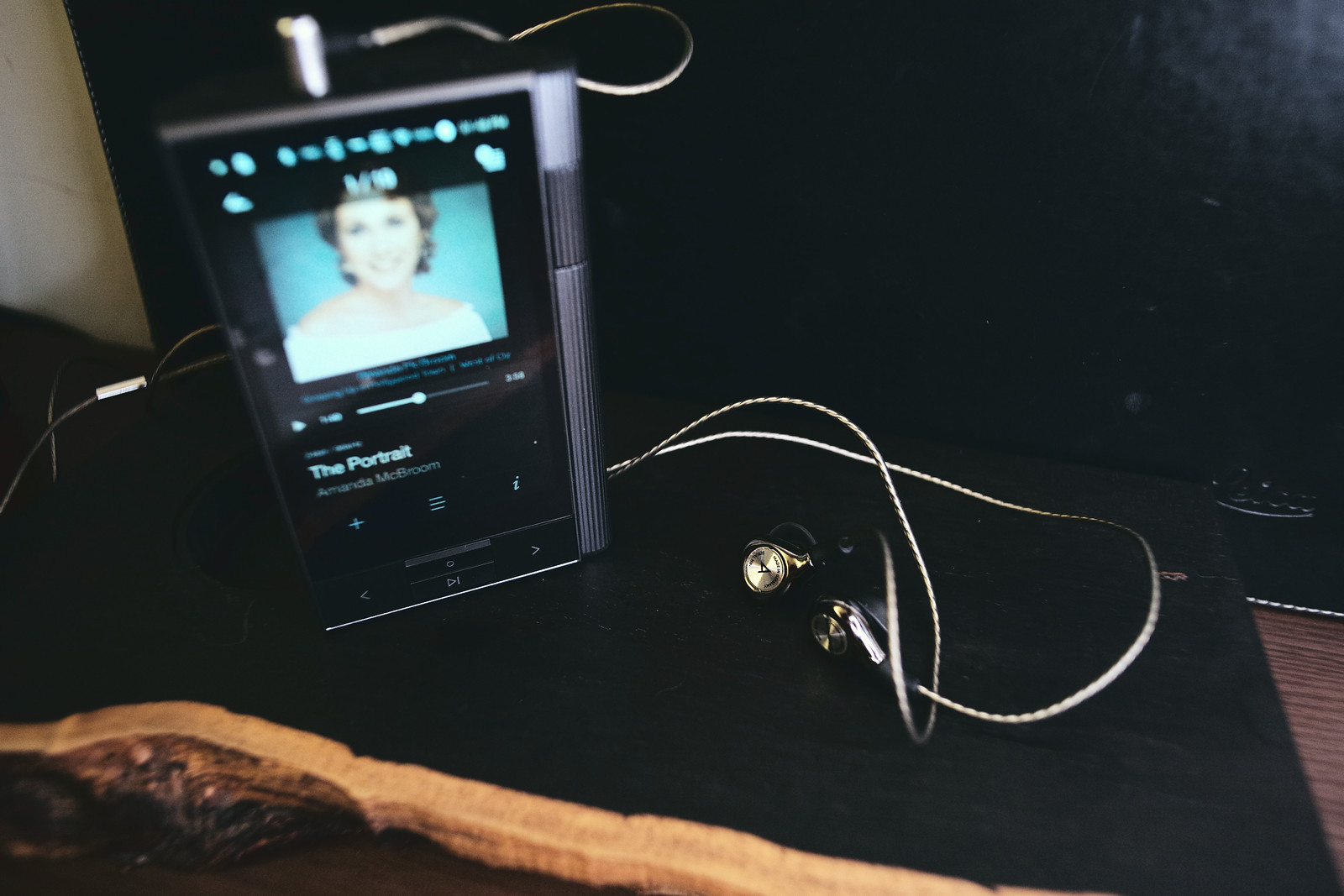 AK music player & earphones